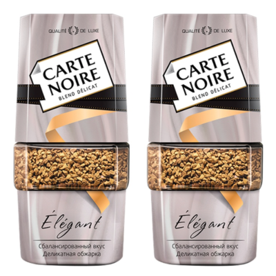 Кофе растворимый Carte Noire Elegant  95 грамм 2 упаковки