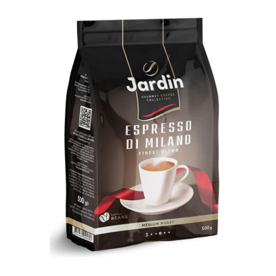Кофе в зернах Jardin Espresso di Milano 500 грамм