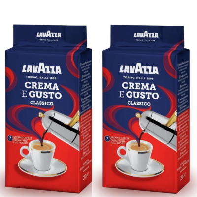 Кофе молотый Lavazza Crema e Gusto 250 грамм 2 штуки