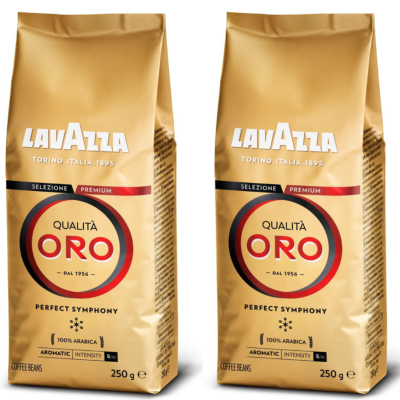 Кофе в зернах Lavazza Oro 250 грамм 2 штуки