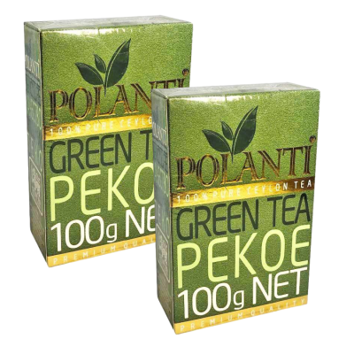 Чай зеленый Поланти Пеко 100 грамм 2 штуки