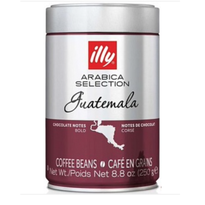 Кофе в зернах Illy Guatemala железная банка 250 грамм