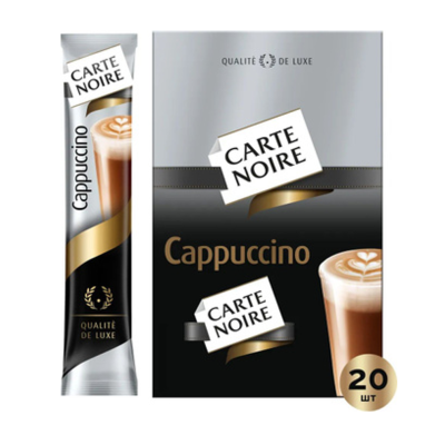 Кофе растворимый Carte Noire Cappuccino 20 стиков