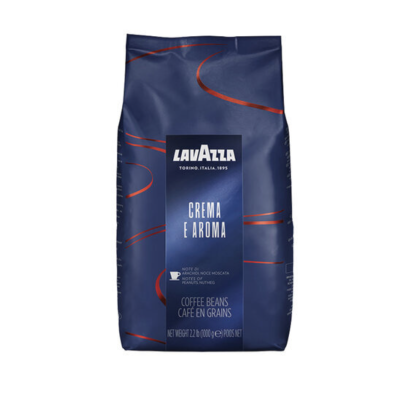 Кофе в зернах Lavazza Crema e Aroma 1 кг (синяя)
