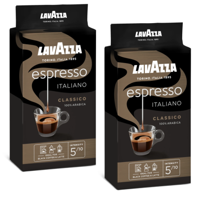 Кофе молотый Lavazza Espresso 250 грамм 2 штуки