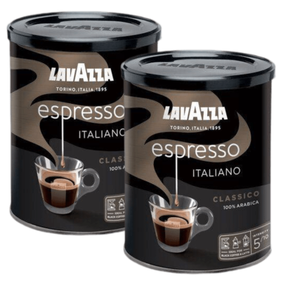 Кофе молотый Lavazza Espresso железная банка 250 грамм 2 штуки