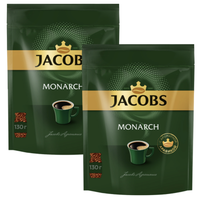 Кофе растворимый Monarch 130 грамм 2 штуки