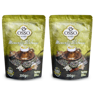 Турецкий кофе молотый Osso Menengic 200 грамм 2 штуки