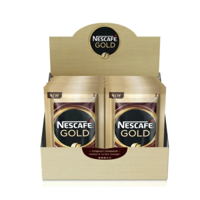 Кофе порционный Nescafe Gold 2 гр 30 стиков