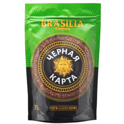 Кофе растворимый Черная Карта Exclusive  Бразилия 150 грамм