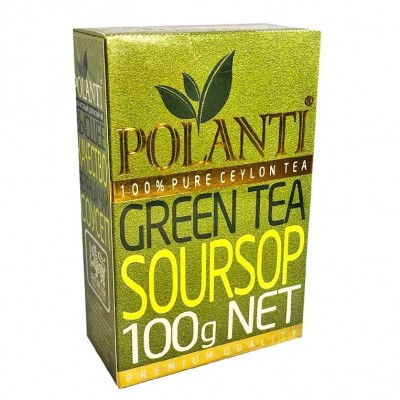 Чай зеленый листовой с соусэпом Поланти 100 грамм