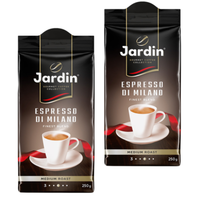 Кофе молотый Jardin Espresso di Milano 250 грамм 2 штуки