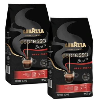Кофе в зернах Lavazza Espresso Gran Crema 1 кг 2 штуки