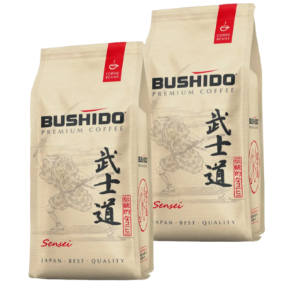 Кофе в зернах Bushido Sensei 227 грамм 2 штуки