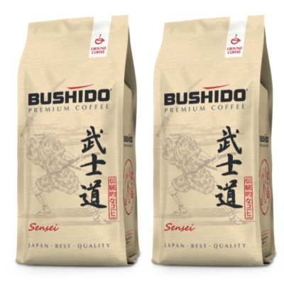 Кофе молотый Bushido Sensei 227 грамм 2 штуки