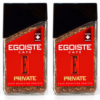 Кофе растворимый Egoiste Private 100 грамм 2 штуки