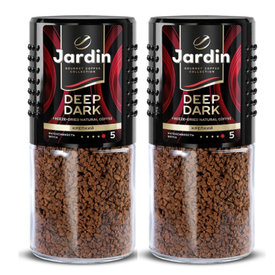 Кофе растворимый Jardin Deep Dark 95 грамм 2 штуки