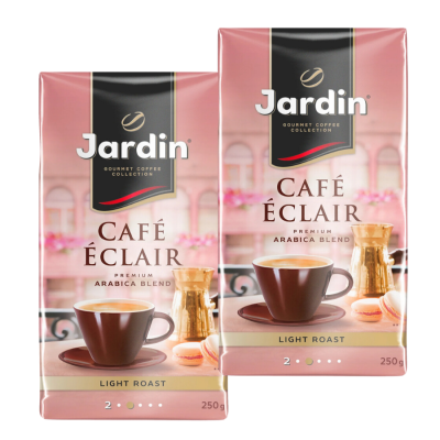 Кофе молотый Jardin Cafe Eclair 250 грамм 2 штуки