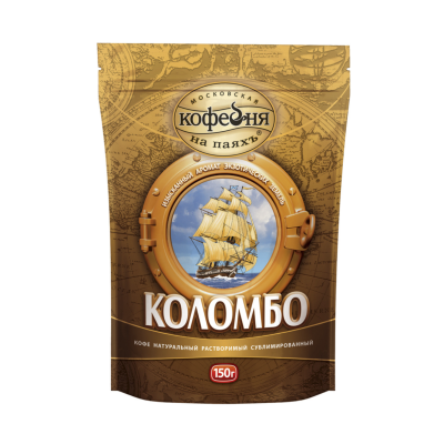 Кофе растворимый Московская Кофейня на Паяхъ Коломбо 150 грамм