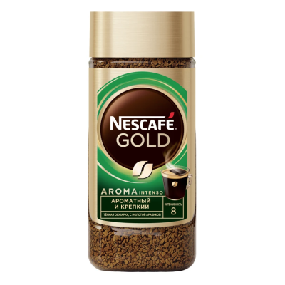 Кофе растворимый  Nescafe Gold Aroma Intenso 85 грамм