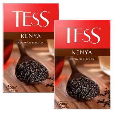 Чай черный гранулированный Тесс Кения 200 грамм 2 штуки