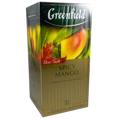 Чай зеленый Greenfield Spicy Mango 25 пакетиков