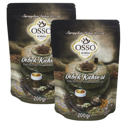 Турецкий кофе молотый Osso Dibek 200 грамм 2 штуки