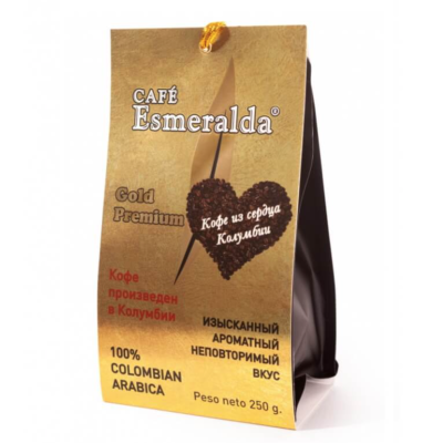 Кофе молотый Esmeralda Голд Премиум 250 грамм