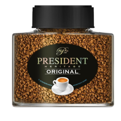 Кофе растворимый President Heritage Original 100 грамм