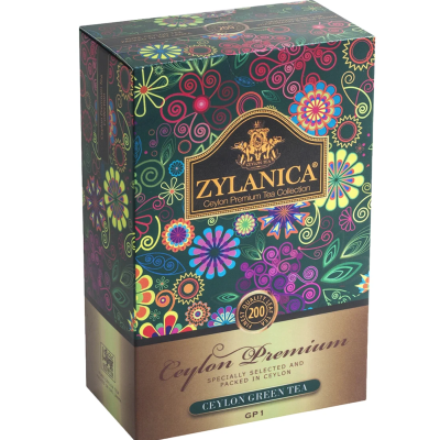 Чай зеленый Zylanica Ceylon Premium Collection 200 грамм