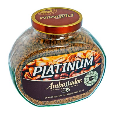 Кофе растворимый Ambassador Platinum 95 грамм