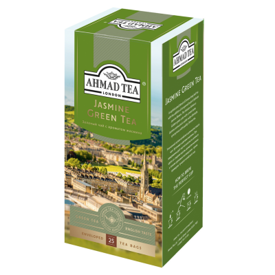 Чай зеленый Ахмад с жасмином 25 пакетиков