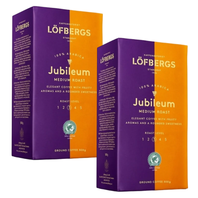Кофе молотый  Lofbergs Jubileum 500 грамм 2 штуки