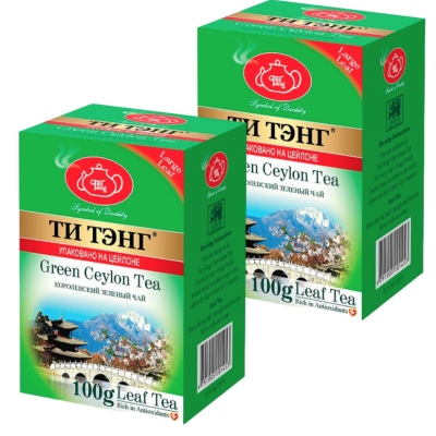 Чай Зеленый Ти Тэнг 100 грамм 2 штуки