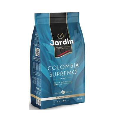 Кофе зерновой Жардин Колумбия Супремо 1 кг