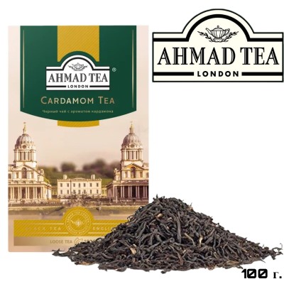 Чай черный Ахмад Кардамон 100 грамм