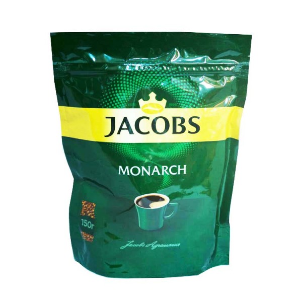 Кофе растворимый Якобс Монарх 150 грамм, мягкая упаковка