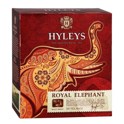 Чай черный Хэйлис Королевский слон 100 пакетиков