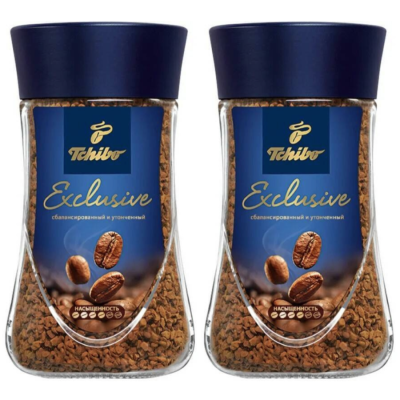 Кофе растворимый Tchibo Exclusive 190 грамм 2 штуки