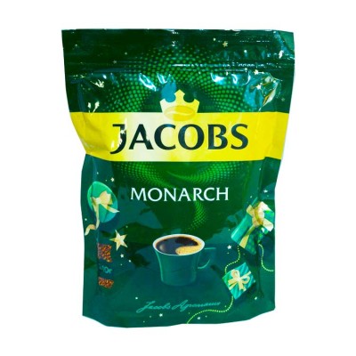 Кофе растворимый Якобс Монарх 240 грамм, мягкая упаковка