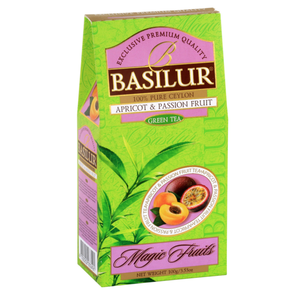 Чай зеленый Базилур Абрикос и Маракуя 100 грамм