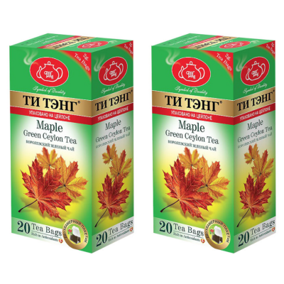 Чай зеленый Ти Тэнг Кленовый сироп 20 пакетиков 2 штуки