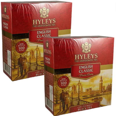 Чай черный Хэйлис Английскии Классический 100 пакетиков 2 штуки