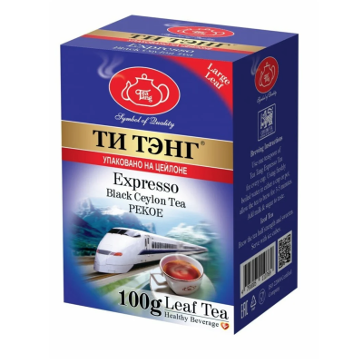Чай чёрный Ти Тэнг "Экспрессо" 100 грамм