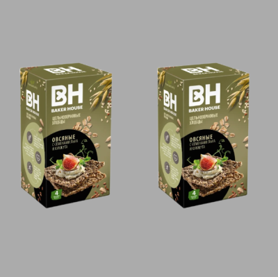 Хлебцы Бэкер Хаус Скандинавские овсяный 180 грамм 2 штуки