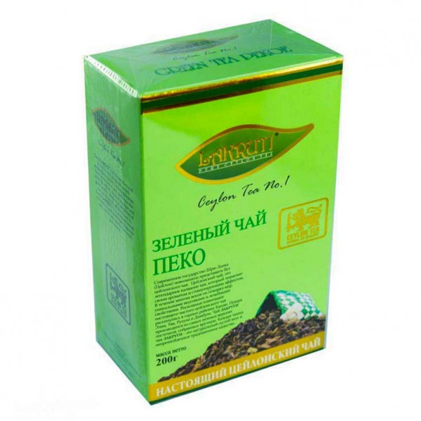 Чай зеленый Лакрути Пеко 200 грамм