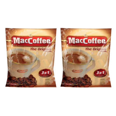 Кофе в пакетиках МакКофе 3 в 1 25 пакетов 2 штуки
