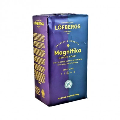 Кофе Lofbergs Magnifica / Лефбергс Магнифика молотый 500 грамм