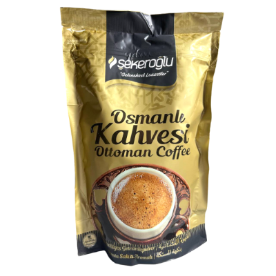 Турецкий кофе молотый Секероглу Османский 200 грамм, мягкая упаковка