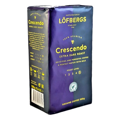 Кофе Lofbergs Crescendo Hela / Лефбергс Крещендо молотый 500 грамм